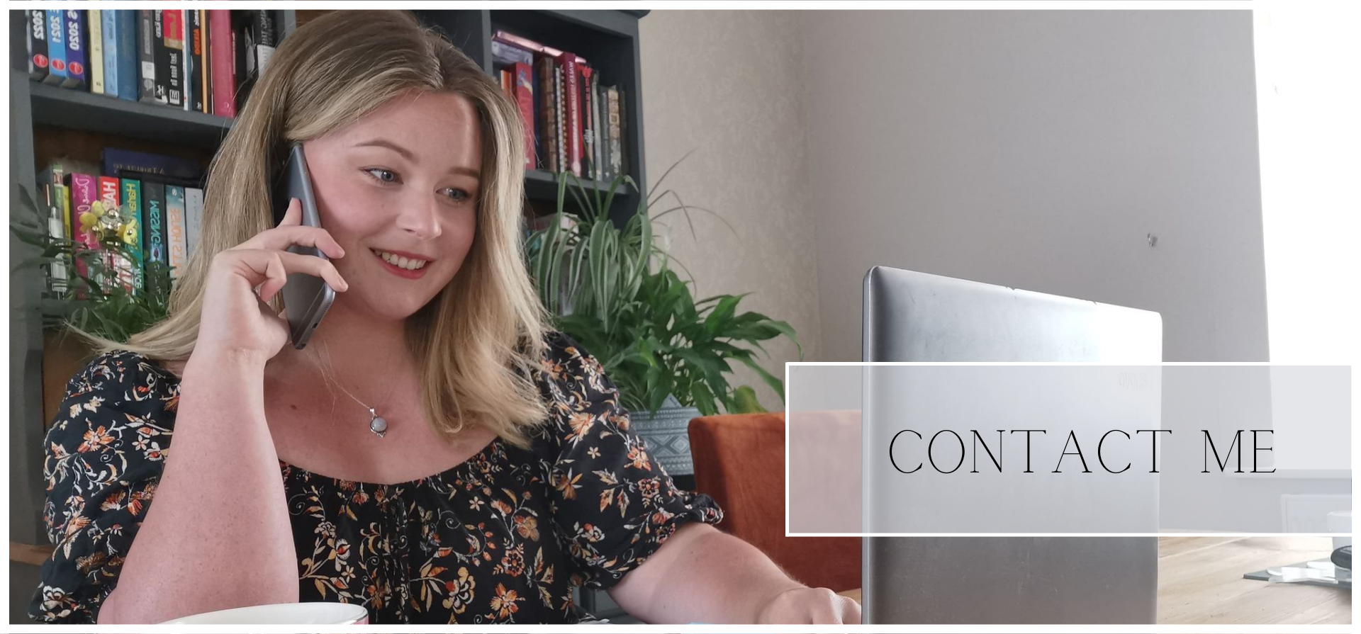 Image of Bethany Eleanor answering phones and taking bookings; A mobile hair stylist based in Port Talbot